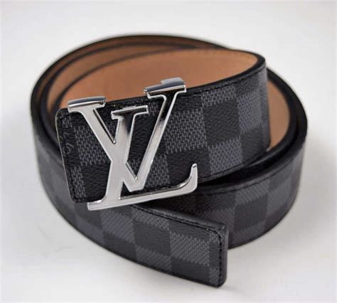 louis vuitton belt black checkered|louis vuitton belts men's.